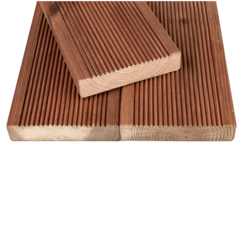 Brown Softwood Deck Boards 28x120mm – 14 Bundle (56 Pieces) x 2.4m