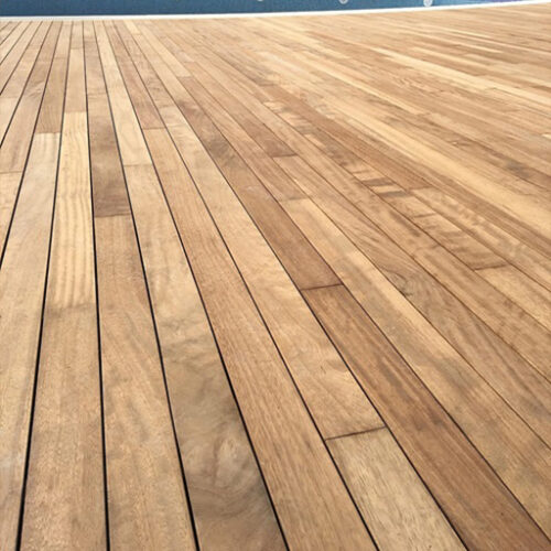 Iroko Decking 20 x 120mm Smooth Double